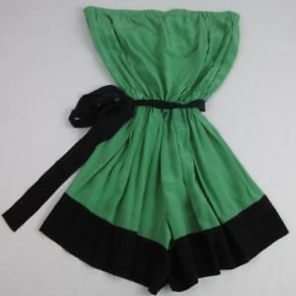 ROBERT RODRIGUEZ 100% SILK Romper with pockets! - Designer Vintage (no belt) - Picture 14 of 14